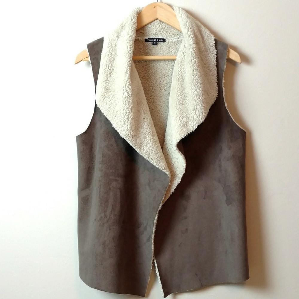 Madison & Lola fleece lined vest